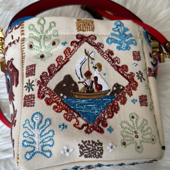 Christian Louboutin Greekaba Mini Bucket Tote Bag - Picture 6 of 14